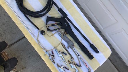 Air blow guns and 2 pressure guns