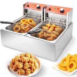 Flashgol Dual Basket Electric Deep Fryer
