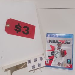 PS4 NBA 2k18
Kyrie Irving Celtics
Video Game Disc Playstation
CIB
Working Game 

