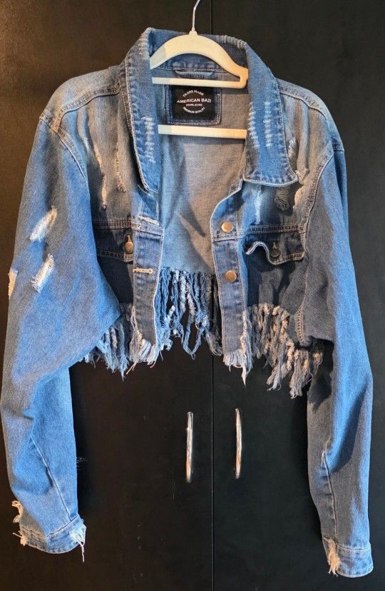 Plus Denim Jacket