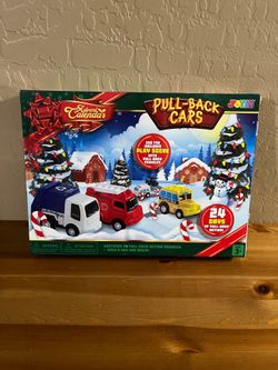Pull back cars, advent calendar