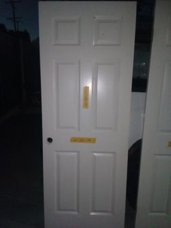 White doors