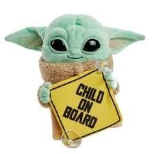 Baby Yoda Child On Board Plush 