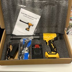 Electric Caulking Gun - Full Set & Battery New