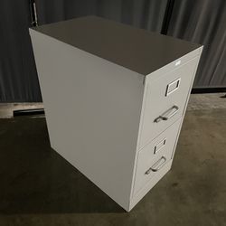 Realspace 2-Drawer Vertical Metal Filing Cabinet
