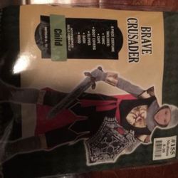 Brave Crusader Boy Size 8-10 Knight Costume
