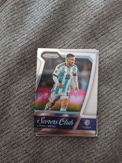 Lionel Messi Panini Prizm Scorers Club Card