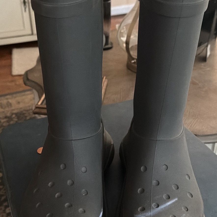 Balenciaga croc boots