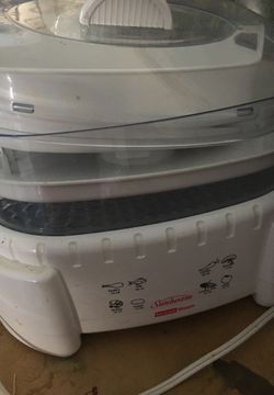 Vegetable steamer, fry daddy, and rice cooker