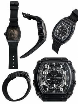 Black NIBOSI Luxury-Style Watch ⌚