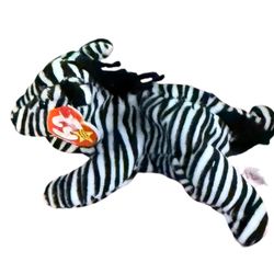 Ty Beanie Baby “Ziggy” the Zebra – 1995 Vintage Plush Toy