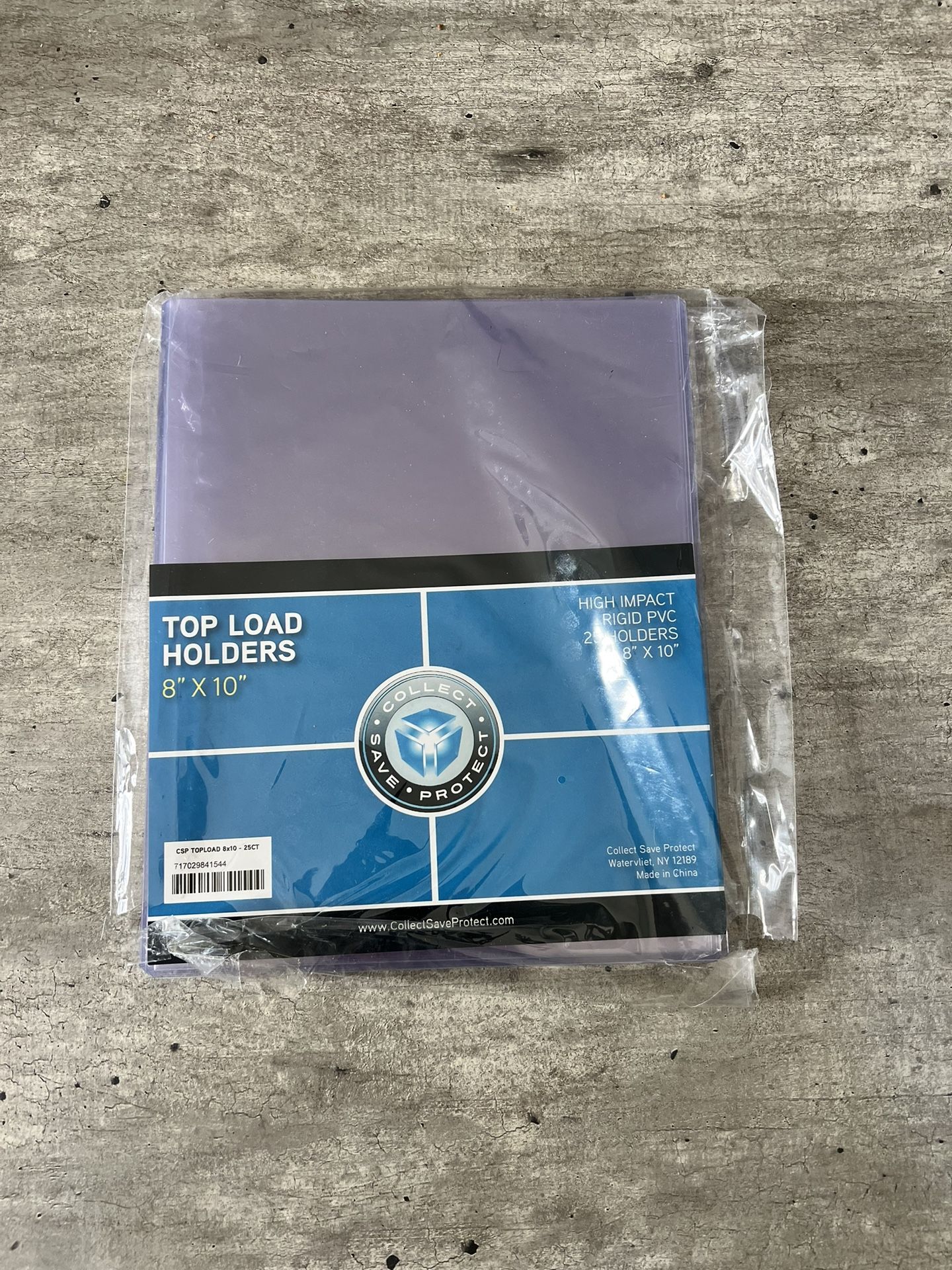 Top load holders PVC 8x10 5pcs
