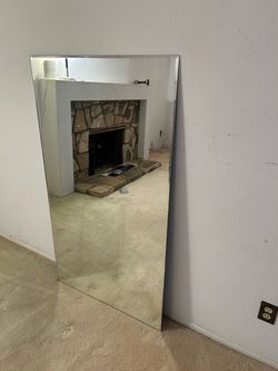 Modern Minimalist Beveled Frameless Mirror - Perfect for any room