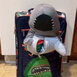 Shark Traveling Rolling Luggage 