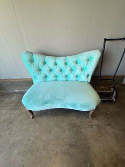 Turquoise loveseat