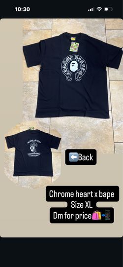 Bape tee x Crome hearts