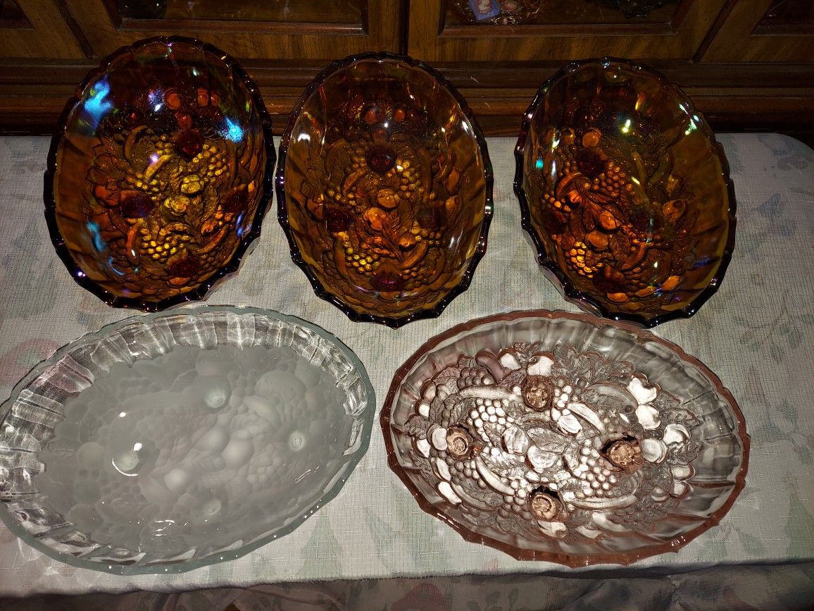 Large Carnival Glass Collection