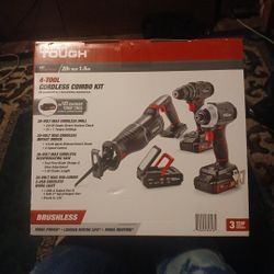 Hyper tough four tool cordless combo kit