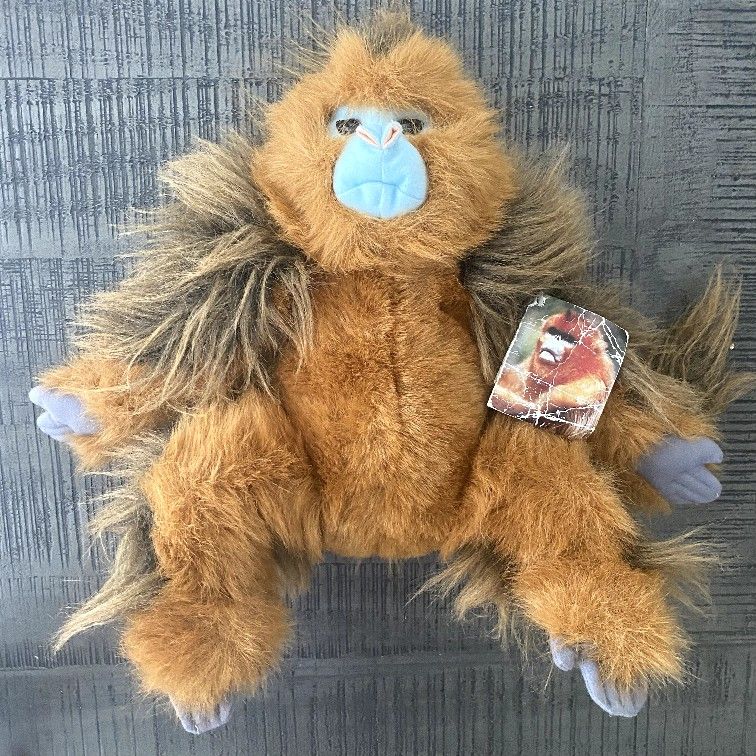NWT Vintage San Diego Zoo Golden Monkey Stuffed Animal