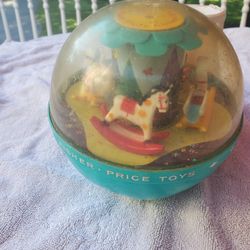 Antique Fisher Price Twirling Top Toy