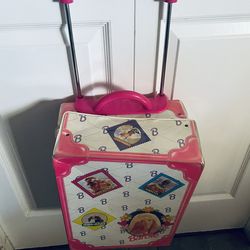 barbie case with rollers