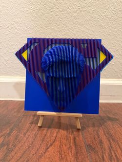 Superman 3D Wall Art – Man of Steel Logo Collectible