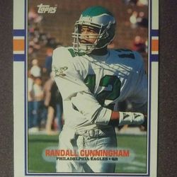 1989 Topps Randall Cunningham Philidelphia Eagles Quarterback #115 Football  Card Vintage Collectible Sports NFL for Sale in Salem, OH - OfferUp