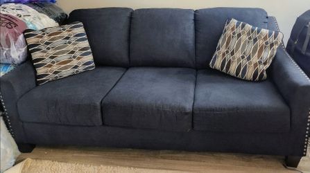 ** Blue/Black Sofa**