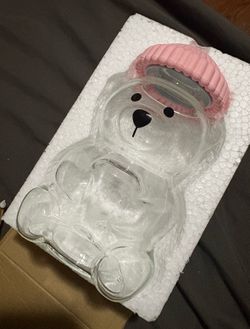 20 oz. Teddy Bear Glass Cup