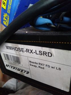 Mishimoto rx7 ls swap radiator hoses red