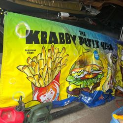 10 Foot Long-Sponge Bob Square Pants Banner
