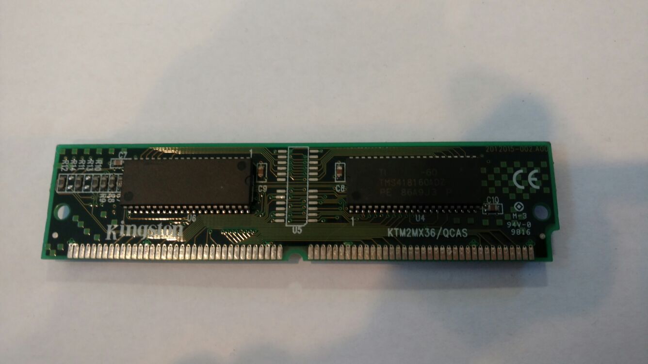 Kingston KTM2MX36/QCAS 8Mb Simm 60Nsec 72 Pin Single Module