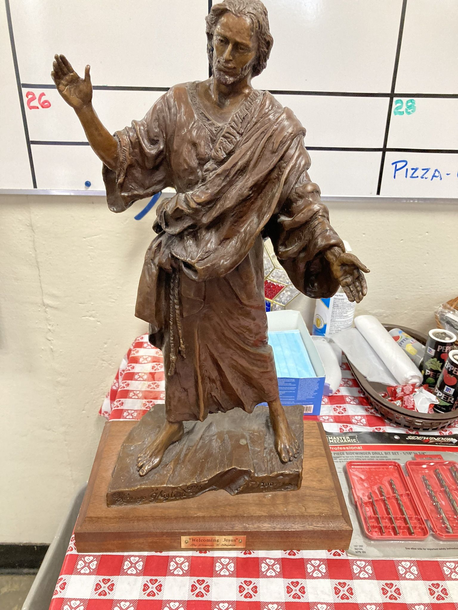 Welcoming Jesus Bronze Statue