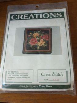 Counted Cross Stitch Kit floral design brand new