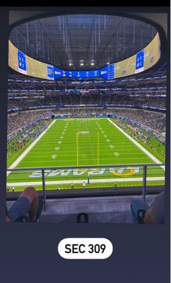 Rams vs cowboys December 20 Sunday 2 tickets sec 210 & 2 tickets Sec 309