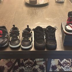NB 960-Jordan 4Rm-Jordan 3 BlackCAt-Jordan 1 Red/Black/White (125 FOR ALL 4 PAIR)