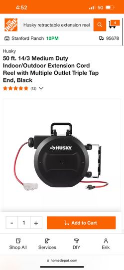Retractable Extension Reel