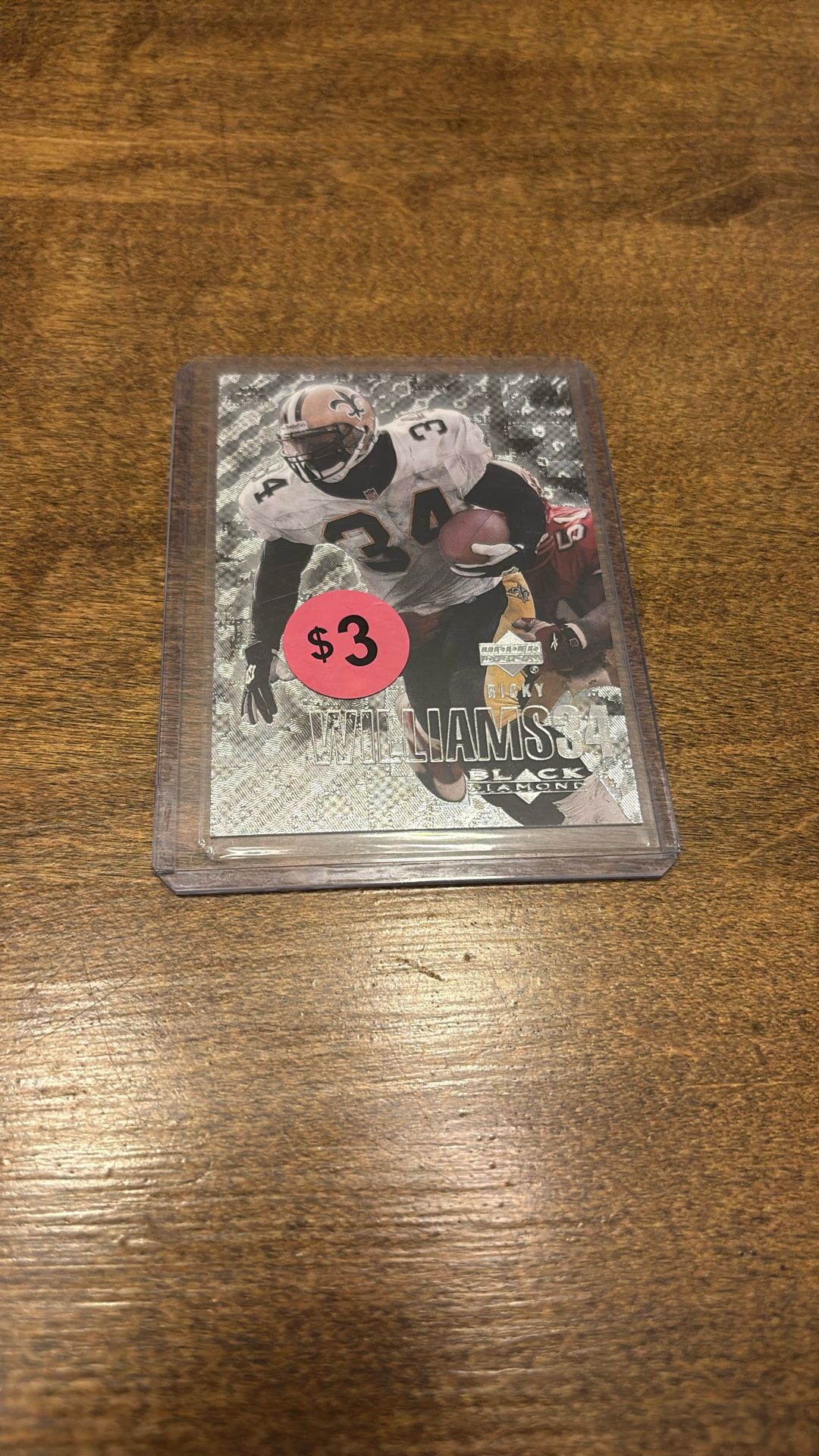 New Orleans Saints Ricky Williams 2000 Upper Deck Black Diamond