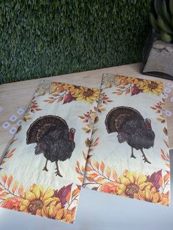 Paper napkins for deck
