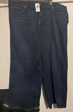 Wide leg super soft denim jeans (SIZE 24)