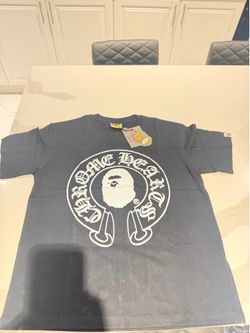 Chrome hearts, Bape T-shirt size, medium, and large available