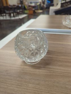 Crystal candle holder