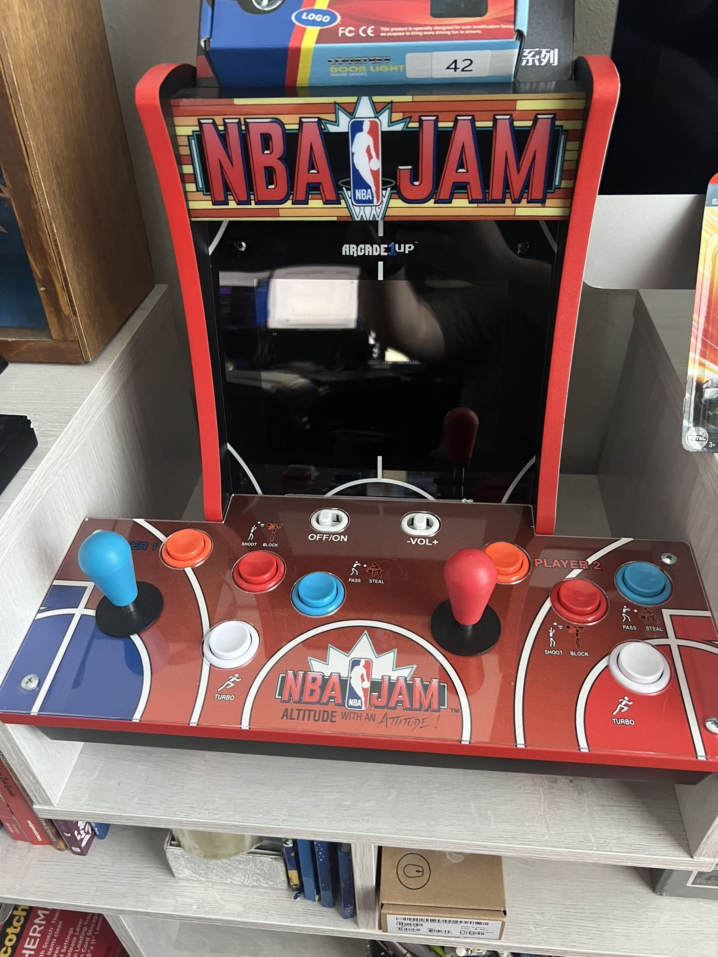 Arcade1Up NBA JAM 2 Player Countercade - Tabletop Arcade Machine - 3 Games in 1