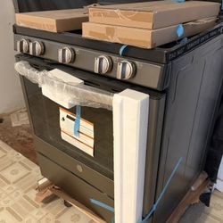 GE Appliance Set (Fingerprint Resistant Slate) 