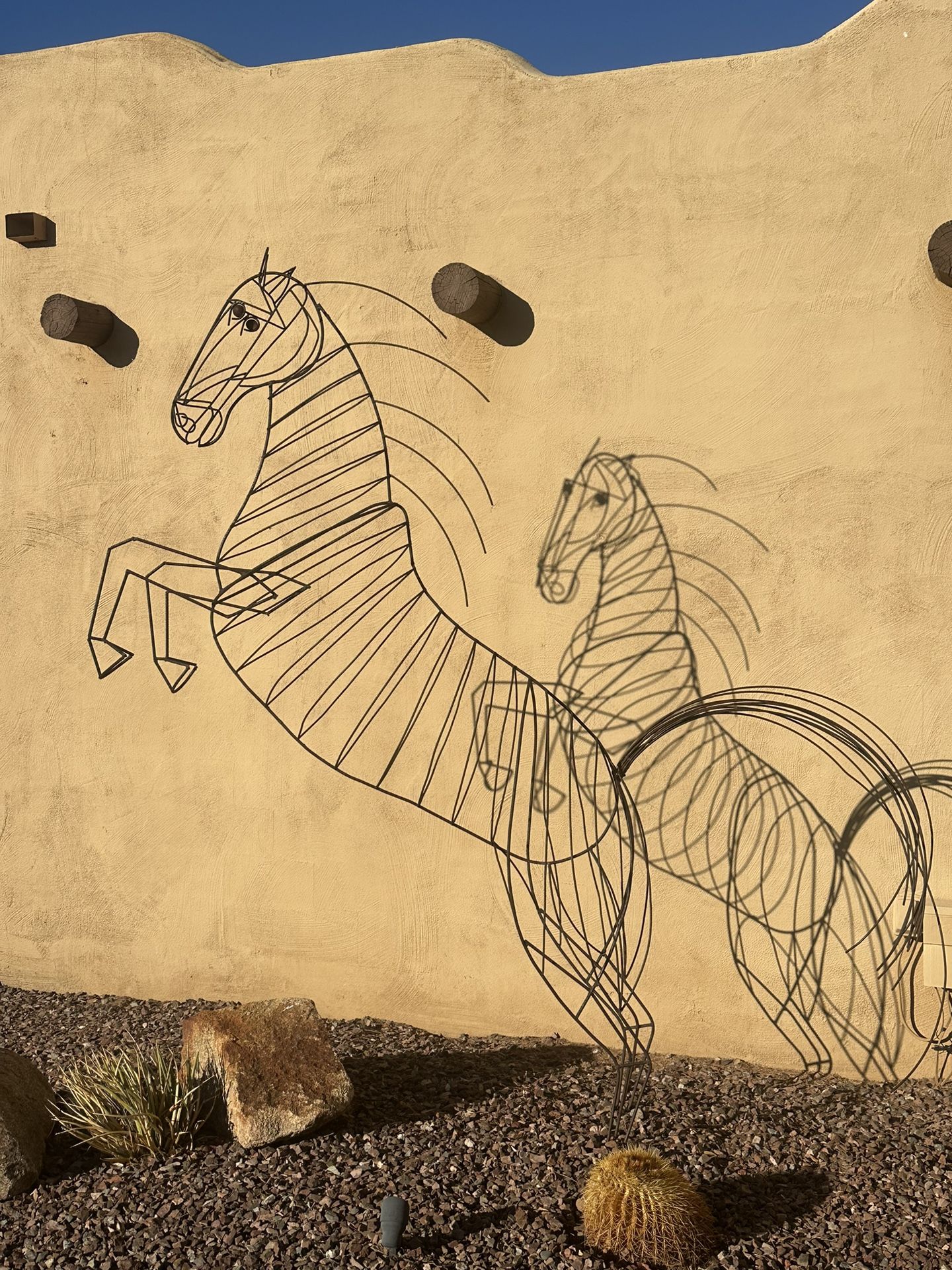 Metal Horse Yard Art