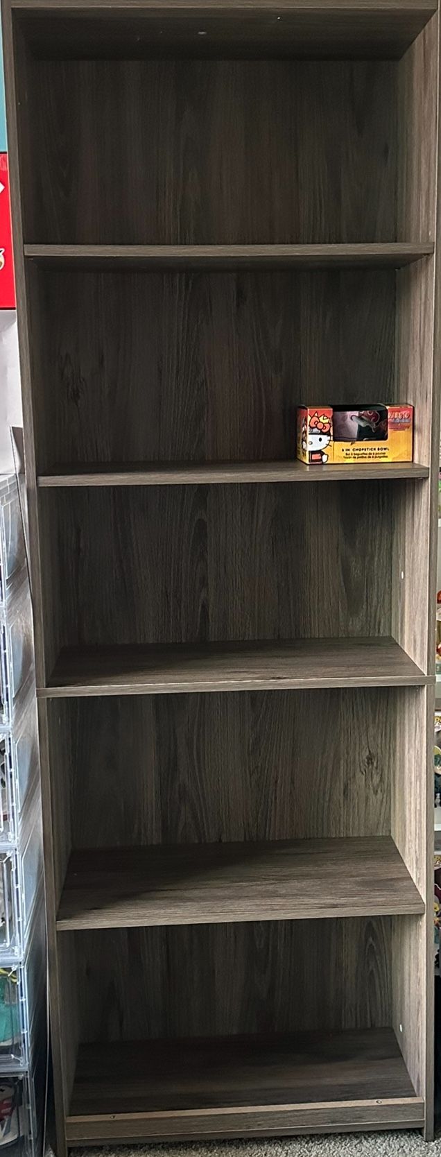 Brown Bookshelf 5 Layer