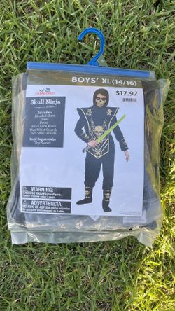 Skull Ninja Halloween Costume For Boys