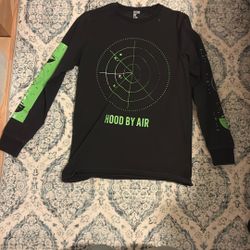 hoodbyair black radar shirt mono