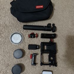 Beastgrip Pro Mobile Filmmaking Kit – Anamorphic + Telephoto Lenses, Handles, Filters & Bag