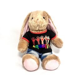 Pawlette Bunny Plush "Equality" 15”